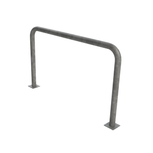 Goal Post Hoop Barrier Demonstration Image