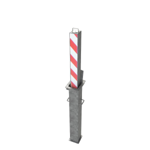 Telescopic Retractable hi vis Bollard Telescopic Retractable hi vis Bollard